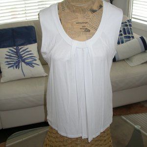 White Sleeveless Blouse